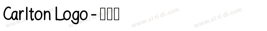 Carlton Logo字体转换